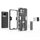 For vivo iQOO Neo6 5G China Supersonic PC + TPU Shock-proof Protective Phone Case with Holder(Blue)