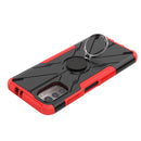For Nokia G21 Armor Bear Shockproof PC + TPU Phone Case with Ring(Red)