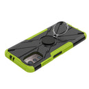 For Nokia G21 Armor Bear Shockproof PC + TPU Phone Case with Ring(Green)