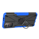 For Nokia G21 Armor Bear Shockproof PC + TPU Phone Case with Ring(Blue)
