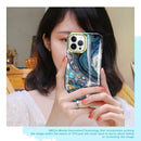 For iPhone 13 Pro Max 360 Full Body Painted Phone Case (Marble L09)