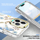 For iPhone 13 Pro Max 360 Full Body Painted Phone Case (Butterflies L10)