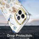 For iPhone 13 Pro Max 360 Full Body Painted Phone Case (Butterflies L10)