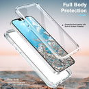 For iPhone 13 Pro Max 360 Full Body Painted Phone Case (Marble L11)