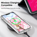 For iPhone 13 Pro Max 360 Full Body Painted Phone Case (Marble L13)