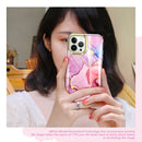 For iPhone 13 Pro Max 360 Full Body Painted Phone Case (Marble L13)