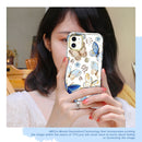 For iPhone 11 360 Full Body Painted Phone Case (Butterflies L10)