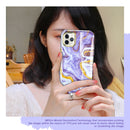 For iPhone 13 360 Full Body Painted Phone Case For iPhone 11 Pro Max(Marble L14)