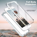 For iPhone SE 2022 / SE 2020 / 8 / 7 360 Full Body Painted Phone Case(Marble L07)