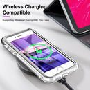 For iPhone SE 2022 / SE 2020 / 8 / 7 360 Full Body Painted Phone Case(Flowers L08)