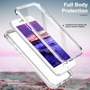 For iPhone SE 2022 / SE 2020 / 8 / 7 360 Full Body Painted Phone Case(Flowers L08)