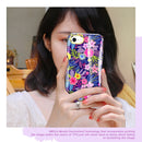 For iPhone SE 2022 / SE 2020 / 8 / 7 360 Full Body Painted Phone Case(Flowers L08)
