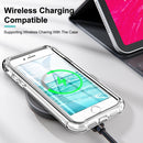 For iPhone SE 2022 / SE 2020 / 8 / 7 360 Full Body Painted Phone Case(Marble L09)