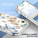 For iPhone SE 2022 / SE 2020 / 8 / 7 360 Full Body Painted Phone Case(Butterflies L10)