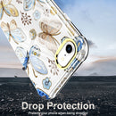 For iPhone SE 2022 / SE 2020 / 8 / 7 360 Full Body Painted Phone Case(Butterflies L10)