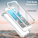 For iPhone SE 2022 / SE 2020 / 8 / 7 360 Full Body Painted Phone Case(Marble L11)