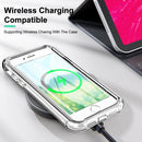 For iPhone SE 2022 / SE 2020 / 8 / 7 360 Full Body Painted Phone Case(Marble L12)