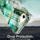 For iPhone SE 2022 / SE 2020 / 8 / 7 360 Full Body Painted Phone Case(Marble L12)