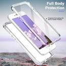 For iPhone SE 2022 / SE 2020 / 8 / 7 360 Full Body Painted Phone Case(Marble L14)