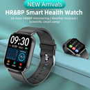 H01 1.69 inch Screen Smart Health Watch, Support 24-hour HR & BP Monitoring, Sleep Monitoring, Female Menstrual Cycle(Silver)