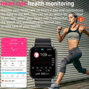 H01 1.69 inch Screen Smart Health Watch, Support 24-hour HR & BP Monitoring, Sleep Monitoring, Female Menstrual Cycle(Silver)