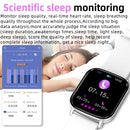 H01 1.69 inch Screen Smart Health Watch, Support 24-hour HR & BP Monitoring, Sleep Monitoring, Female Menstrual Cycle(Black)