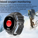 W10 1.3 inch Screen PPG & ECG Smart Health Watch, Support Heart Rate/Blood Pressure Monitoring, ECG Monitoring, Blood Oxygen/Body Temperature Monitoring(Black+Black)