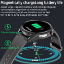 W10 1.3 inch Screen PPG & ECG Smart Health Watch, Support Heart Rate/Blood Pressure Monitoring, ECG Monitoring, Blood Oxygen/Body Temperature Monitoring(Black+Blue)