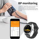 W9 1.3 inch Screen Silicone Watch Band Smart Health Watch, Support Heart Rate Monitoring, Blood Pressure, Sleep Monitoring(Silver+Blue)