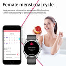 W9 1.3 inch Screen Leather Watch Band Smart Health Watch, Support Heart Rate Monitoring, Blood Pressure, Sleep Monitoring(Silver+Black)