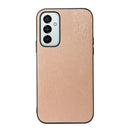 For Samsung Galaxy M23 / F23 5G Wood Texture PU Phone Case(Gold)