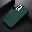 For Samsung Galaxy M23 / F23 5G Wood Texture PU Phone Case(Green)