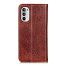 For Motorola Moto G52 4G / G82 5G / G71S Magnetic Crazy Horse Texture Flip Leather Phone Case(Brown)