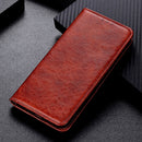 For Motorola Moto G52 4G / G82 5G / G71S Magnetic Crazy Horse Texture Flip Leather Phone Case(Brown)