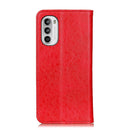 For Motorola Moto G52 4G / G82 5G / G71S Magnetic Crazy Horse Texture Flip Leather Phone Case(Red)