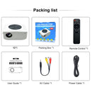 Y2 800x480P 80ANSI Mini LCD LED Smart Projector, Plug Tpye:AU Plug