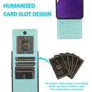 For Samsung Galaxy A73 5G Solid Color PC + TPU Protective Case with Holder & Card Slots(Green)