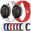 For Galaxy SM R800 46mm Silicone Breathable Watch Band(Black)