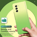 For Samsung Galaxy Z Fold2 5G Colorful Gradient Tempered Film Integrated Phone Case(Green)