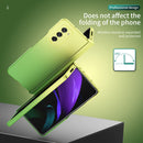 For Samsung Galaxy Z Fold2 5G Colorful Gradient Tempered Film Integrated Phone Case(Green)