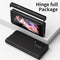 For Samsung Galaxy Z Fold3 5G 360 Full Body Hinge Flip Phone Case with Pen Slot(Black)