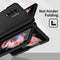 For Samsung Galaxy Z Fold3 5G 360 Full Body Hinge Flip Phone Case with Pen Slot(Black)