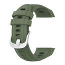 For Garmin Instinct 2S Silicone Watch Band(Dark Green)