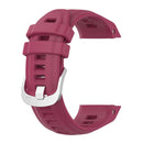 For Garmin Instinct 2S Silicone Watch Band(Wine Red)
