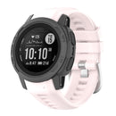 For Garmin Instinct 2S Silicone Watch Band(Cherry Blossom Pink)