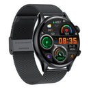 HK8Pro 1.36 inch AMOLED Screen Steel Strap Smart Watch, Support NFC Function / Blood Oxygen Monitoring(Black)