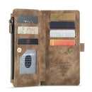For Samsung Galaxy A13 4G CaseMe C30 Multifunctional Phone Leather Case(Brown)