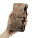 For Samsung Galaxy A13 4G CaseMe C30 Multifunctional Phone Leather Case(Brown)