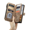 For Samsung Galaxy A13 4G CaseMe C30 Multifunctional Phone Leather Case(Brown)