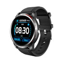 W3 1.3 inch Screen Leather Watch Band Smart Health Watch, Support Dynamic Heart Rate, HRV Health Index, ECG Monitoring, Blood Pressure(Black)